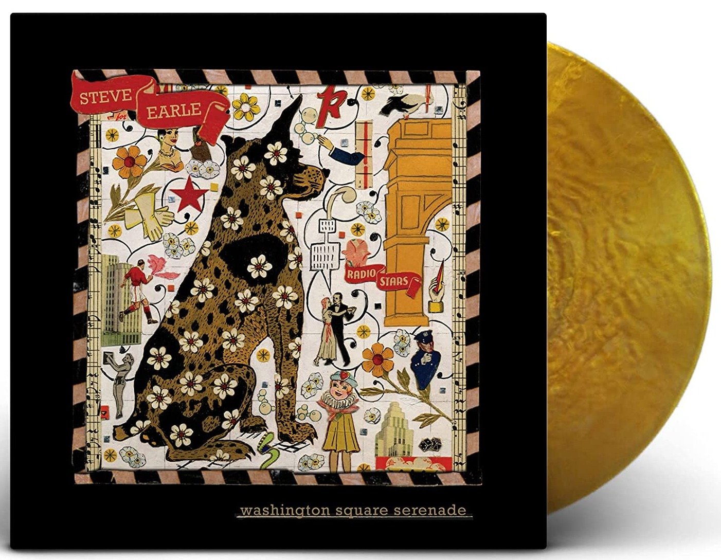 STEVE EARLE 'WASHINGTON SQUARE SERENADE' LP - METALLIC GOLD
