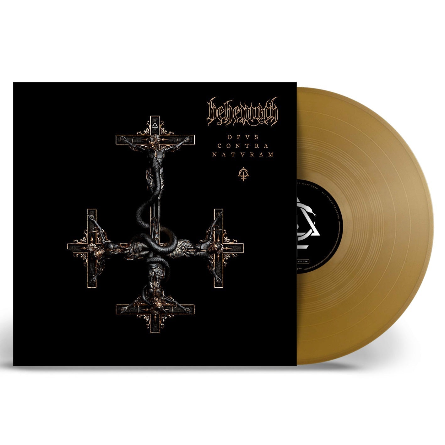 BEHEMOTH 'OPVS CONTRA NATVRAM' LP - LTD. 350 - GOLD