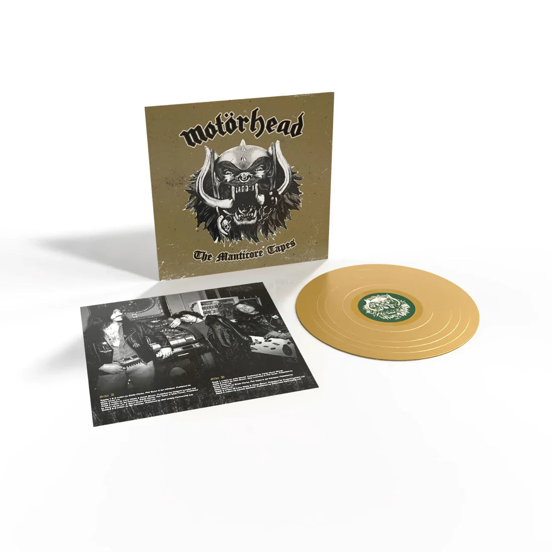 MOTORHEAD 'THE MANTICORE TAPES' LP - GOLD