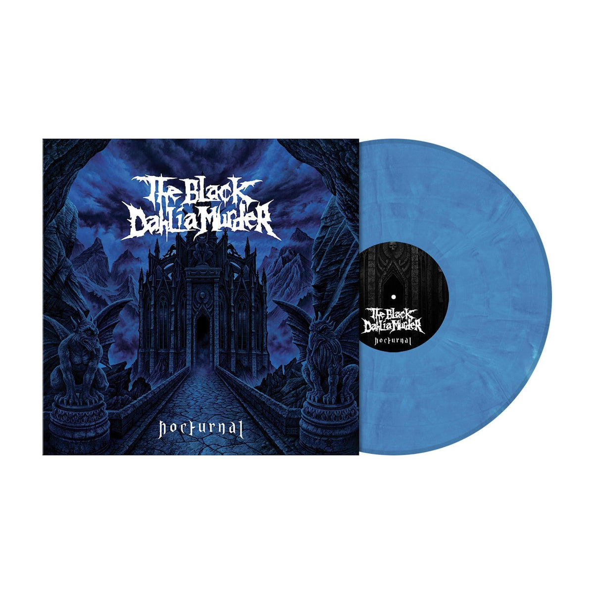 THE BLACK DAHLIA MURDER 'NOCTURNAL' LP - BLUE/WHITE/MARBLE