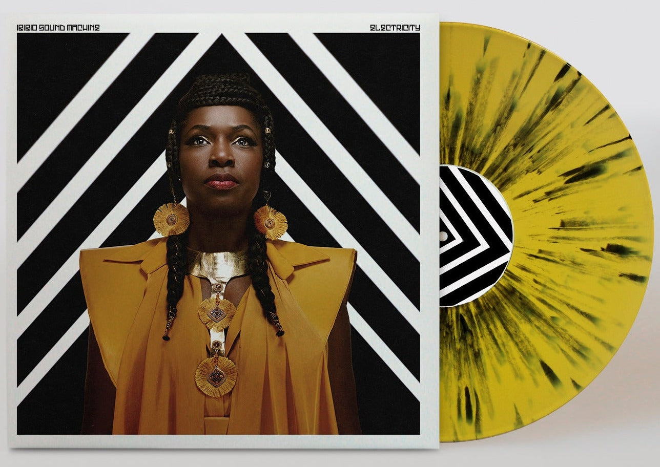 IBIBIO SOUND MACHINE 'ELECTRICITY' LP - YELLOW/BLACK/SPLATTER