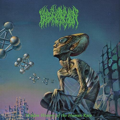 BLOOD INCANTATION 'HIDDEN HISTORY OF THE HUMAN RACE' LP - NEON GREEN