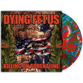 DYING FETUS 'KILLING ON ADRENALINE' LP (Splatter Vinyl)