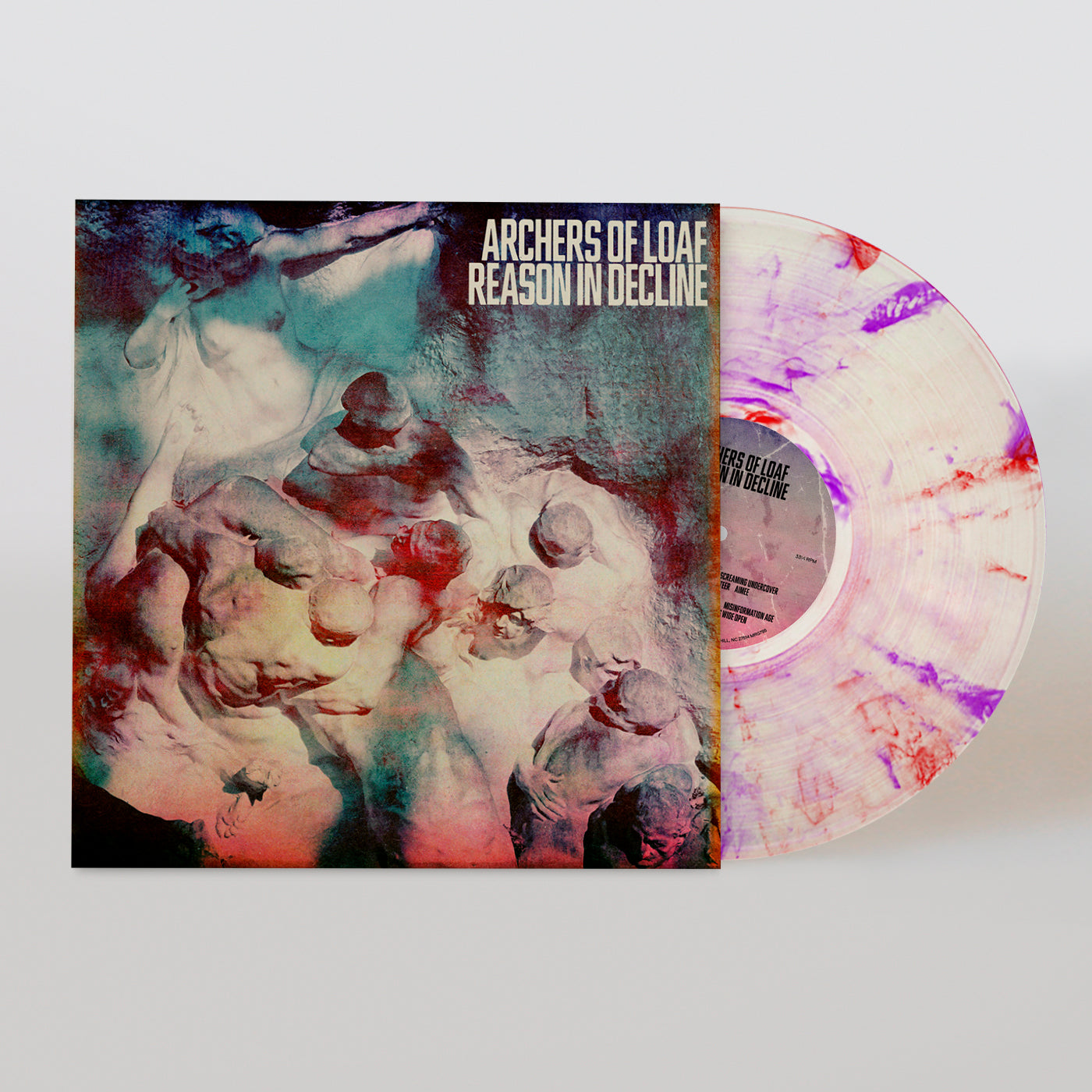 ARCHERS OF LOAF 'REASON IN DECLINE' LP - WHITE/RED/PURPLE/SWIRL