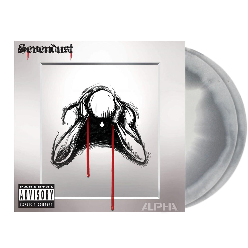 SEVENDUST 'ALPHA' 2LP - WHITE/SILVER