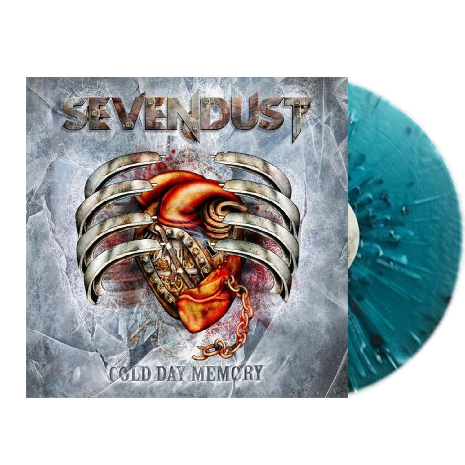 SEVENDUST 'COLD DAY MEMORY' LP - ELECTRIC BLUE/SILVER/WHITE/SPLATTER