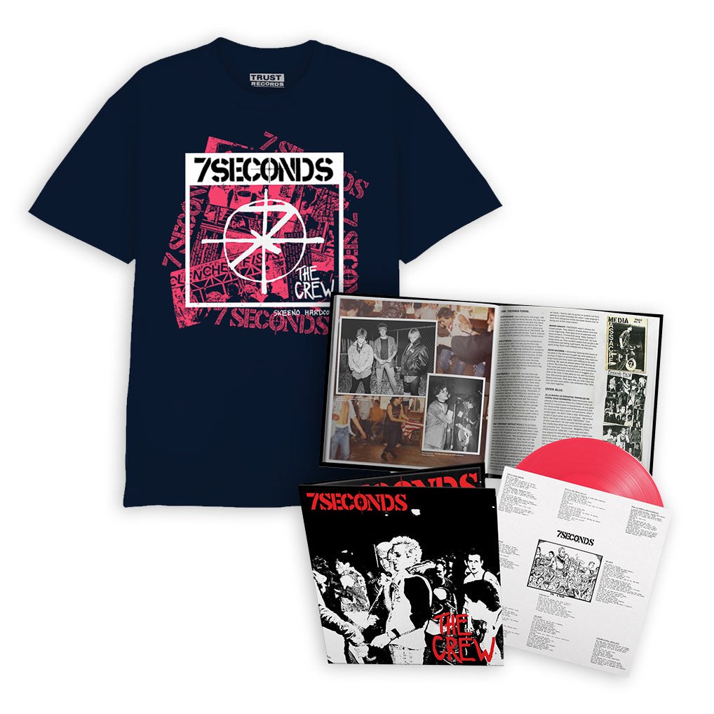 7SECONDS ‘THE CREW’ LP - LTD. - NEON PINK