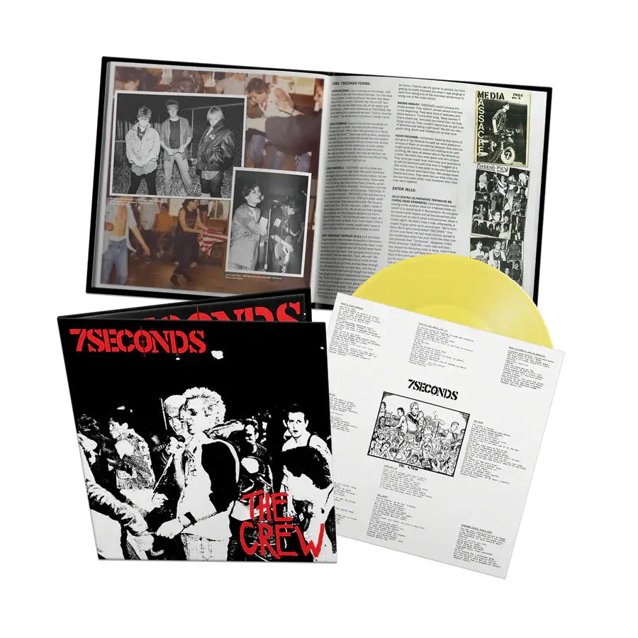 7SECONDS 'THE CREW' LP (Deluxe, Yellow Vinyl)