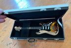 MINI CASE & GUITAR STEVIE RAY VAUGHAN SRV #1 DISTRESSED MINI FENDER' STRAT' GUITAR REPLICA