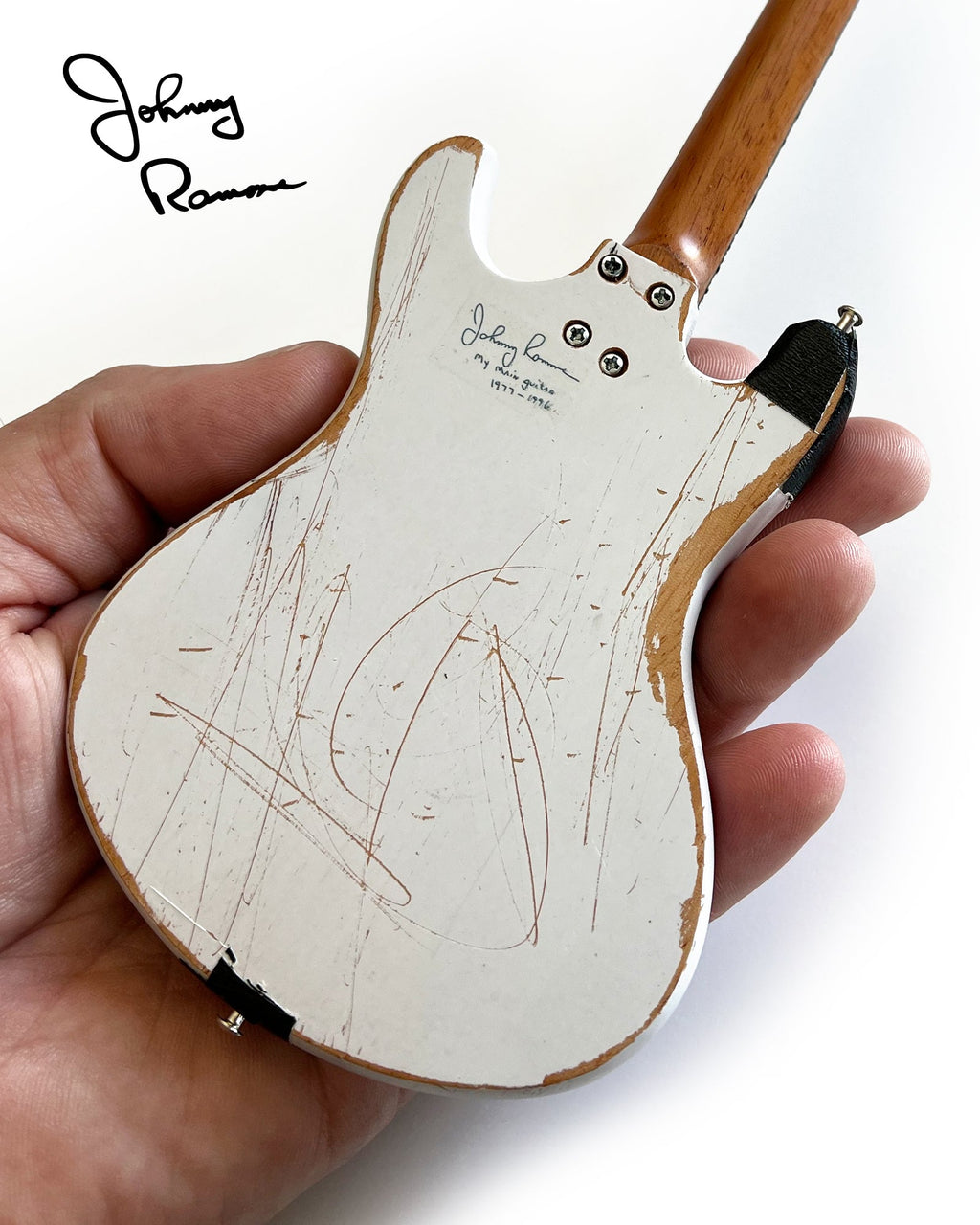 JOHNNY RAMONE SIGNATURE 1965 MOSRITE VENTURES II MINI GUITAR MODEL