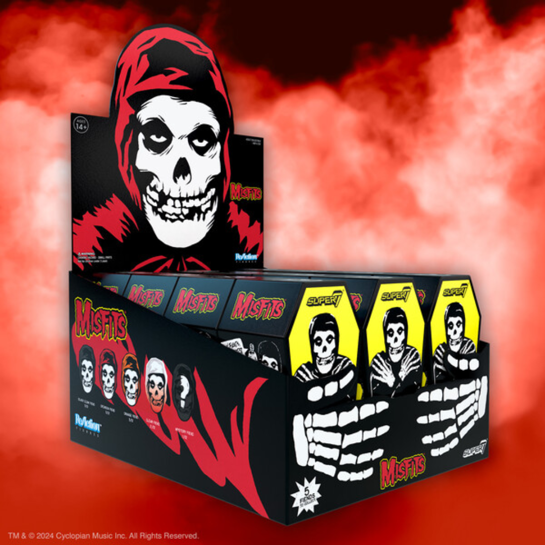 MISFITS BLIND BOX REACTION FIGURES COMPLETE 12 PIECE BOX SET