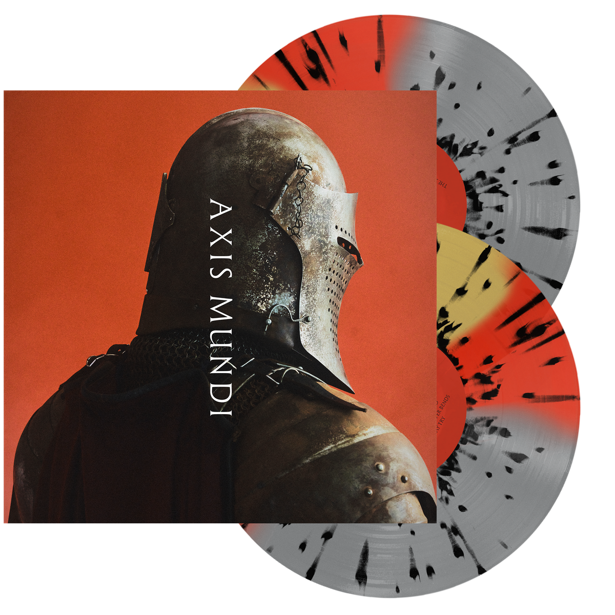 IMMINENCE 'AXIS MUNDI' 2LP (Exclusive – Limited to 300, Gold, Neon Orange, & Silver Striped w/ Black Splatter Vinyl)