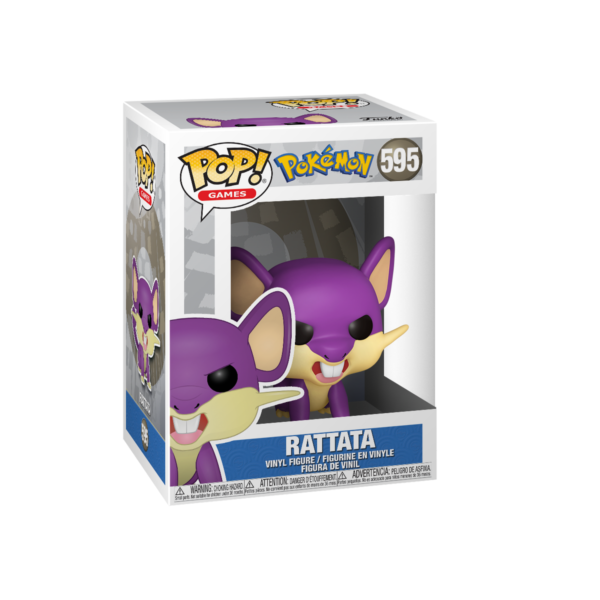 POKEMON S3 RATTATA FUNKO POP! GAMES FIGURE