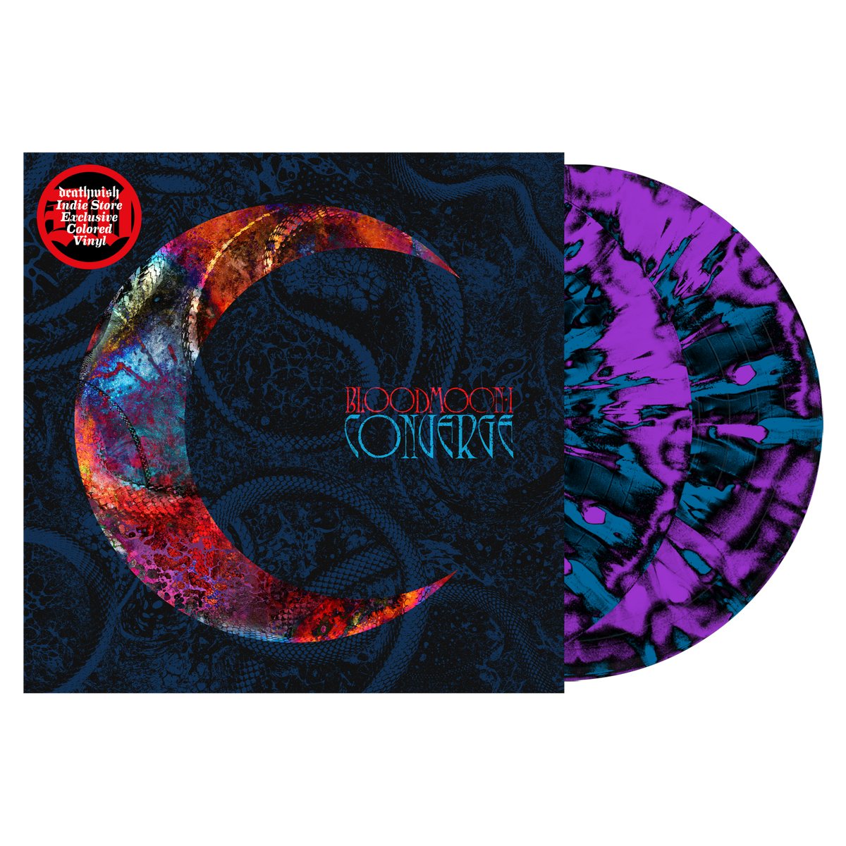 CONVERGE 'BLOODMOON' 2LP (Black/Navy/Neon Purple Mix Vinyl)