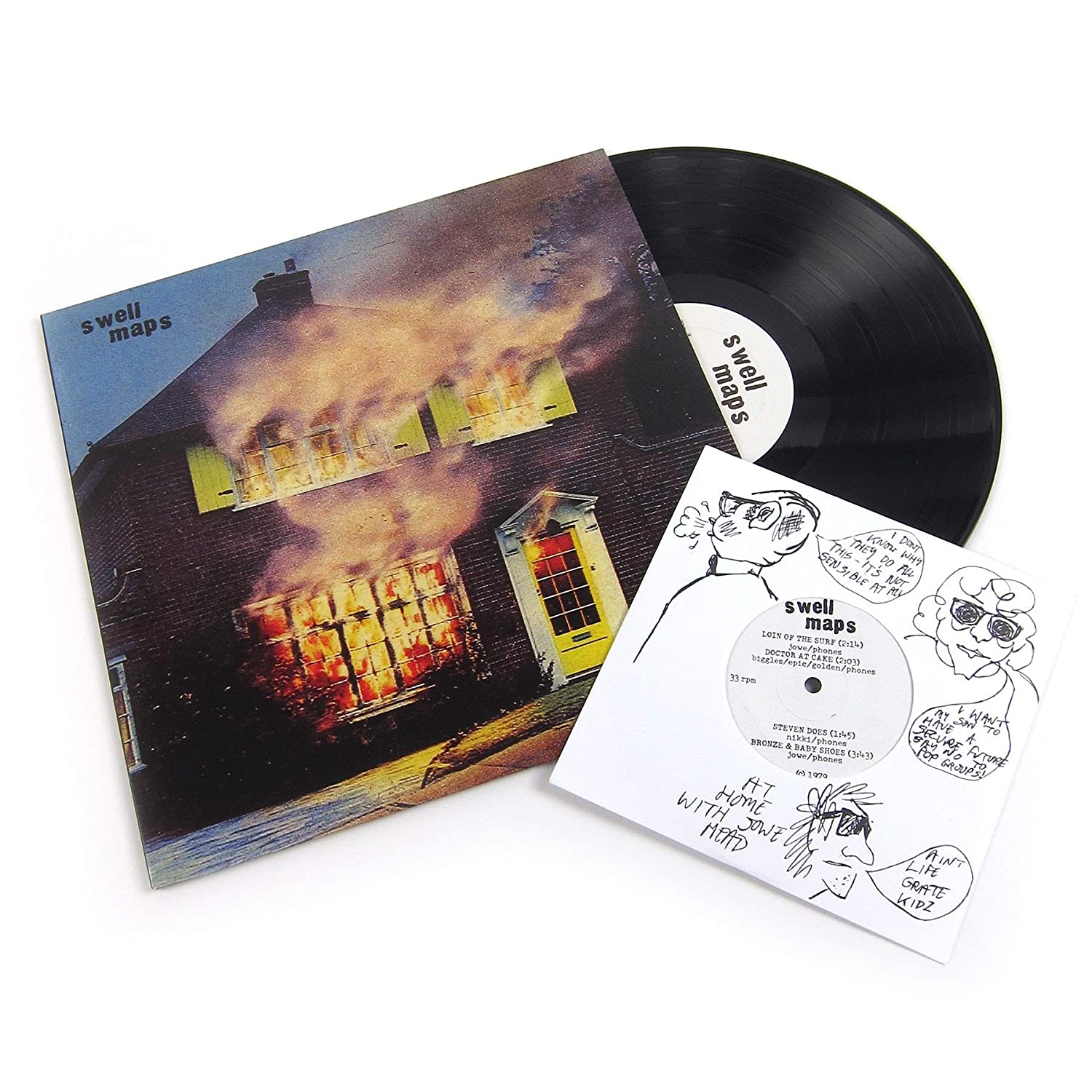SWELL MAPS 'A TRIP TO MARINEVILLE' LP + 7" SINGLE