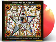 STEVE EARLE 'I'LL NEVER GET OUT OF THIS WORLD ALIVE' LP - CHERRY RED