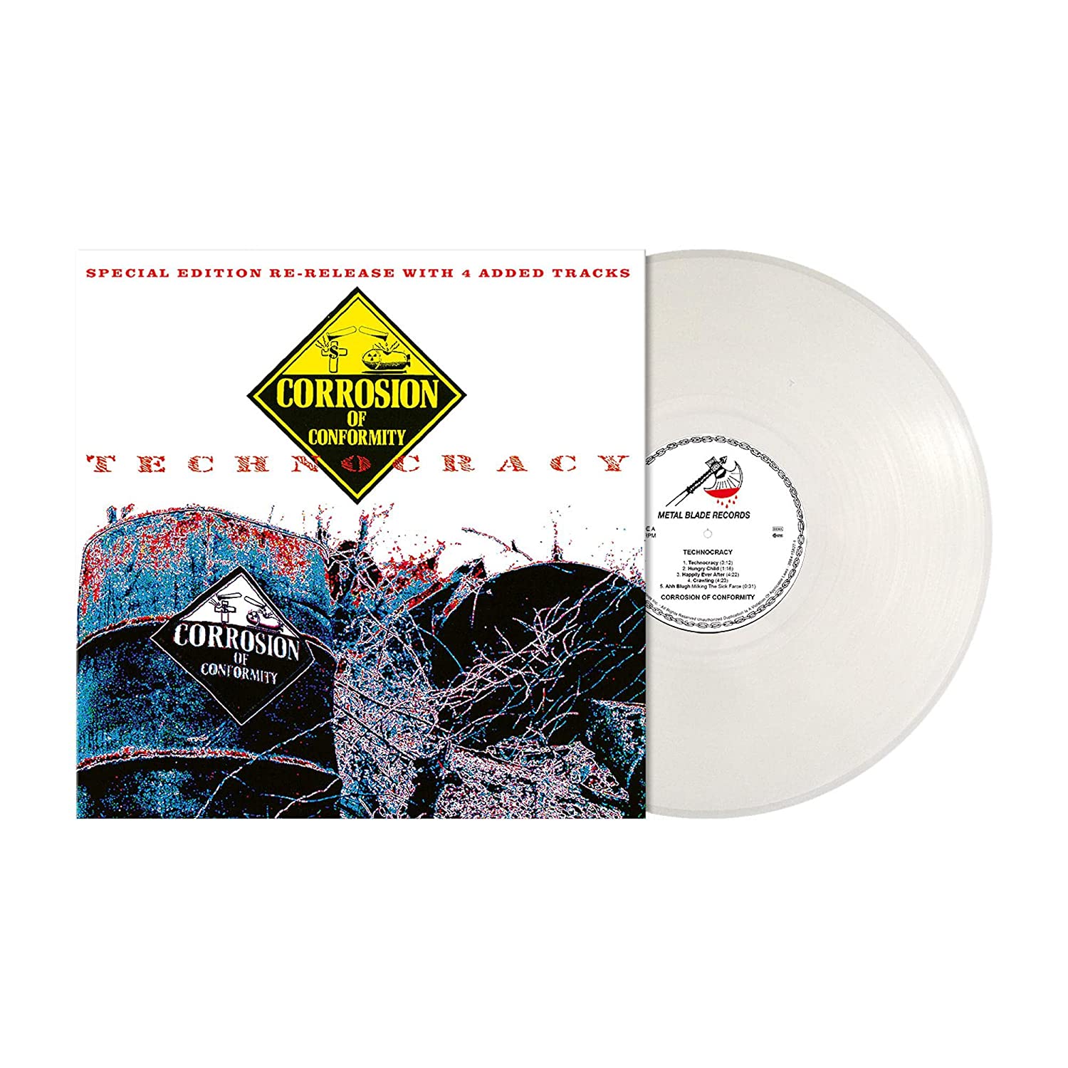 CORROSION OF CONFORMITY 'TECHNOCRACY' LP - WHITE