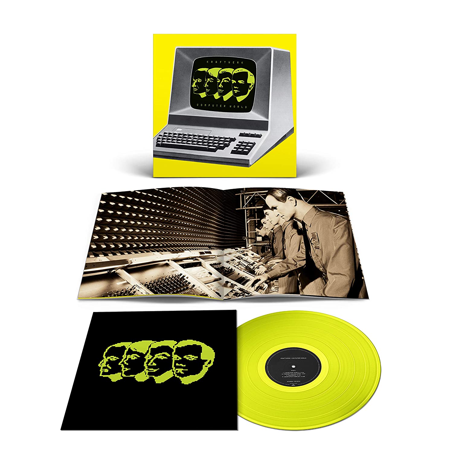 KRAFTWERK 'COMPUTER WORLD' LP - YELLOW