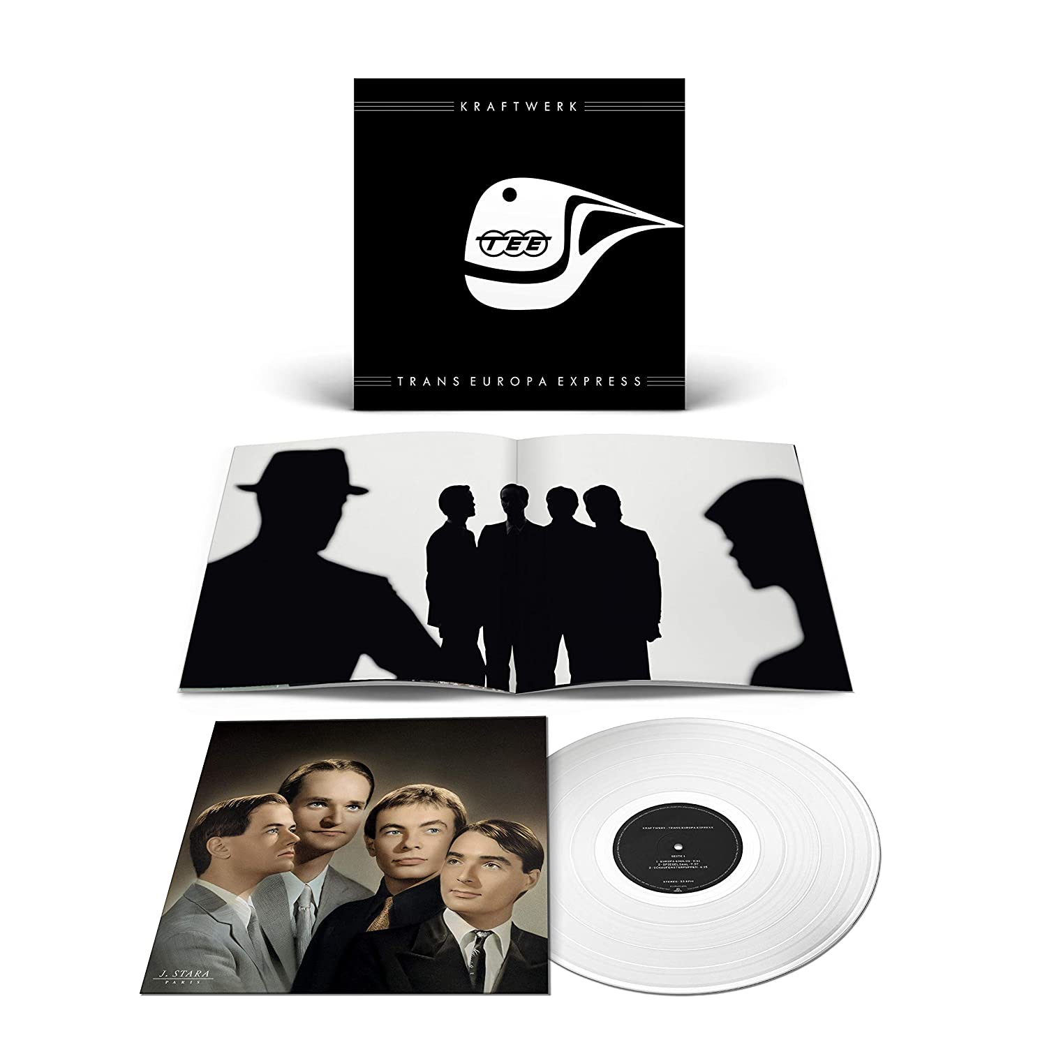 KRAFTWERK 'TRANS-EUROPE EXPRESS' LP - CLEAR
