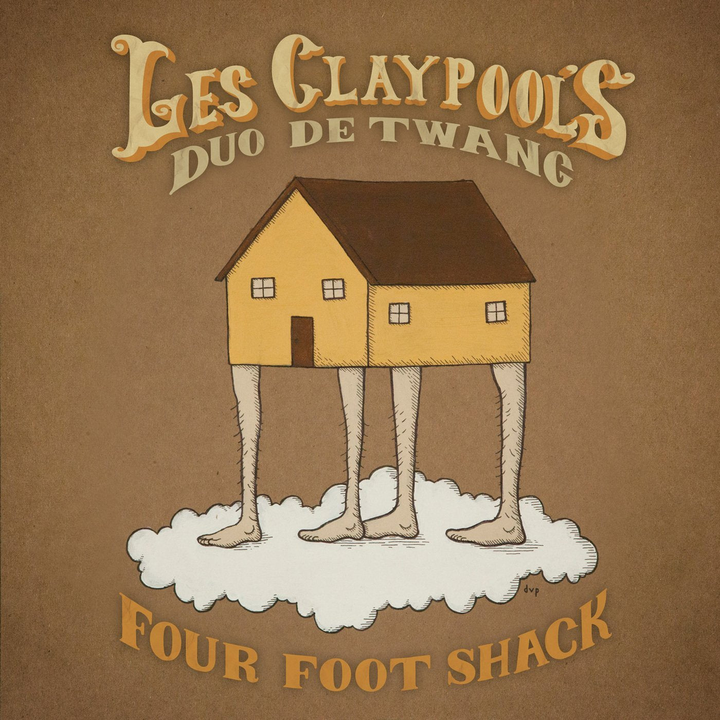 LES CLAYPOOL'S DUO DE TWANG 'FOUR FOOT SHACK' 2LP - GOLD