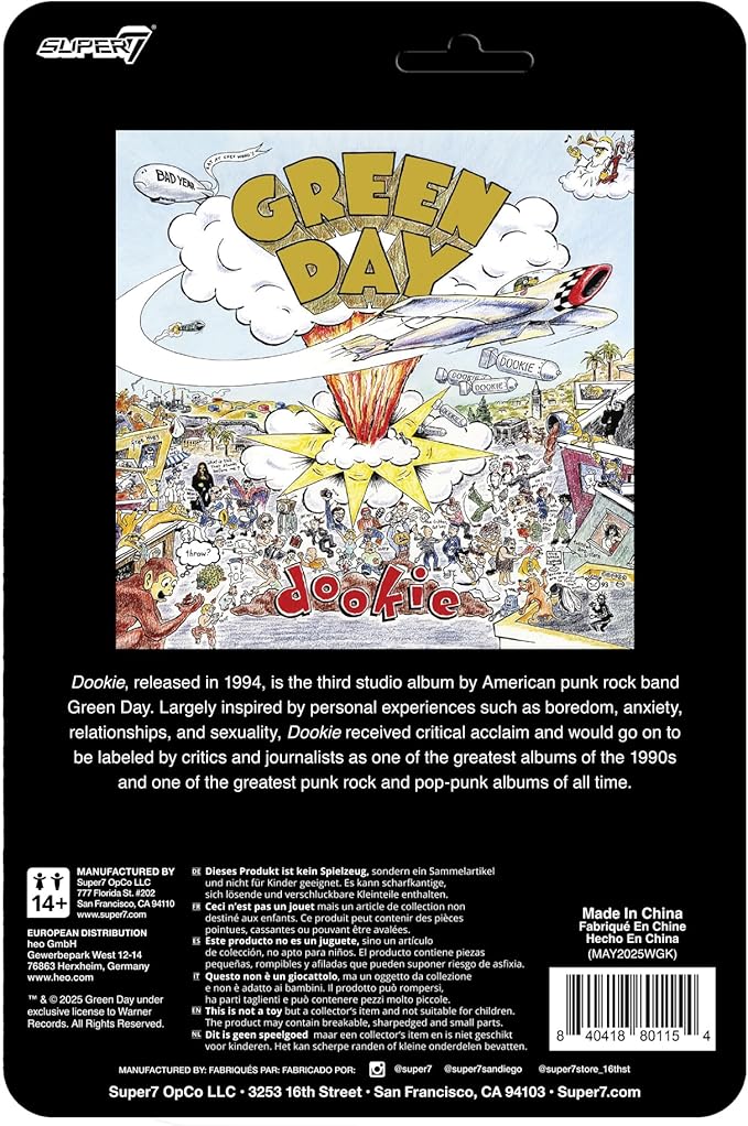 GREEN DAY 'DOOKIE DOG' REACTION FIGURE