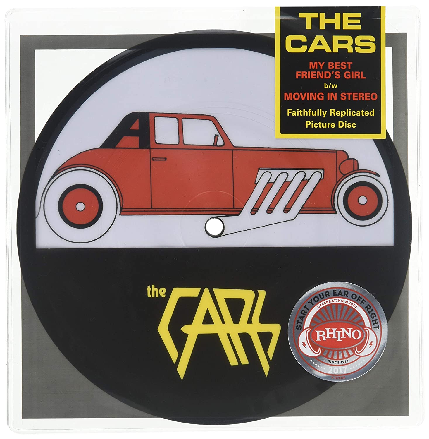 THE CARS 'MY BEST FRIEND'S GIRL' 7" - PICTURE DISC
