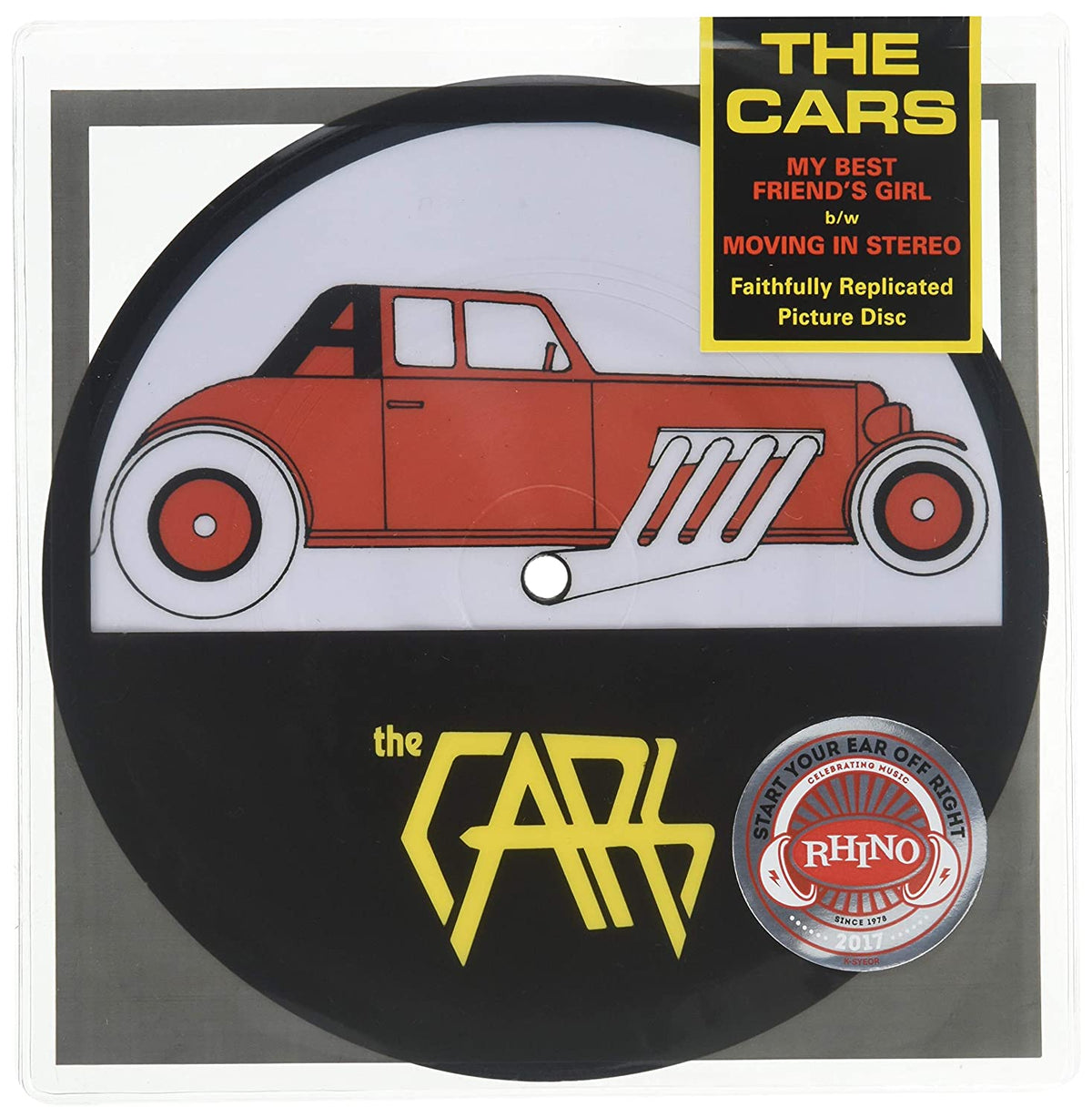 THE CARS 'MY BEST FRIEND'S GIRL' 7" - PICTURE DISC