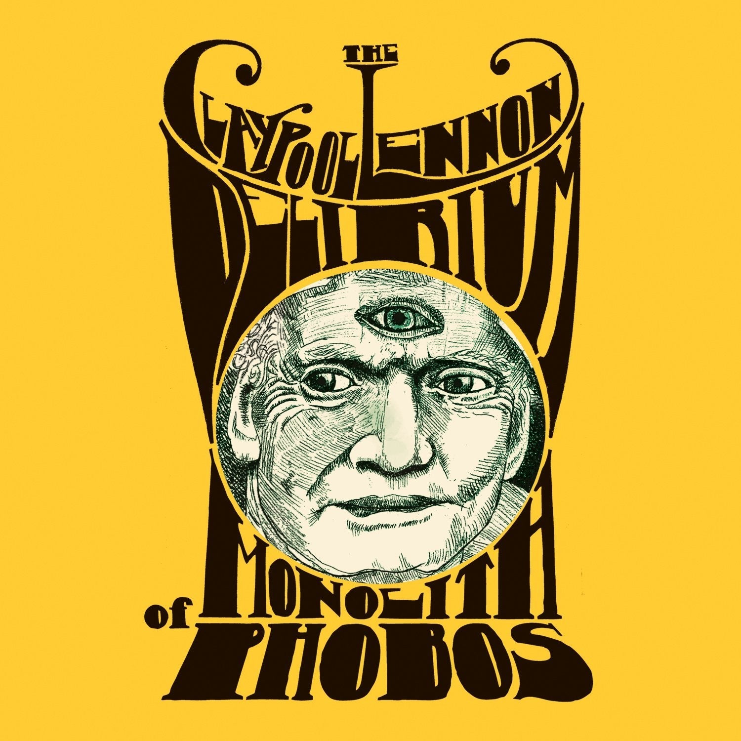 THE CLAYPOOL LENNON DELIRIUM 'MONOLITH OF PHOBOS' PHOBOS MOON EDITION 2LP - SMOKY GRAY