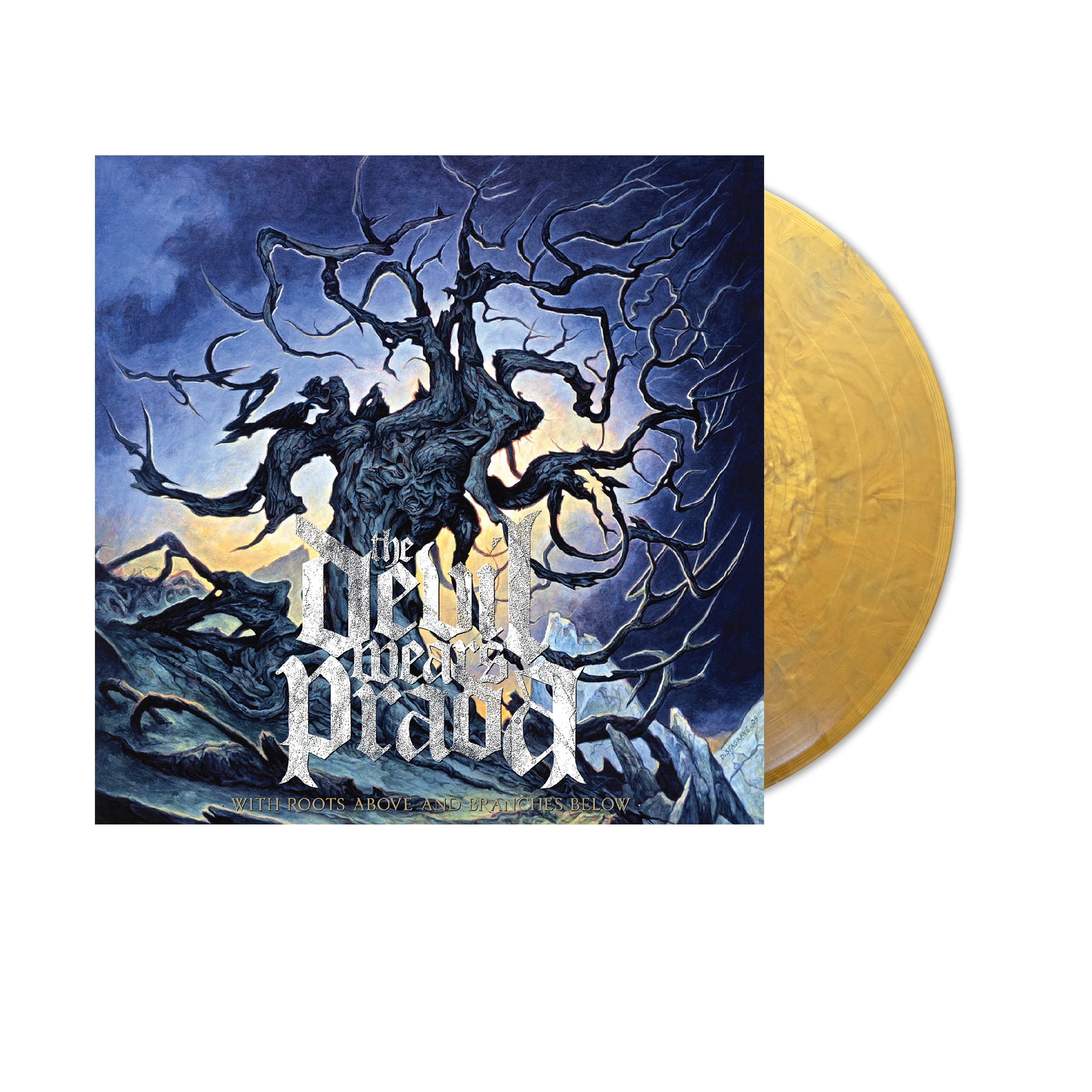 THE DEVIL WEARS PRADA ‘WITH ROOTS ABOVE AND BRANCHES BELOW’ LP - METALLIC GOLD