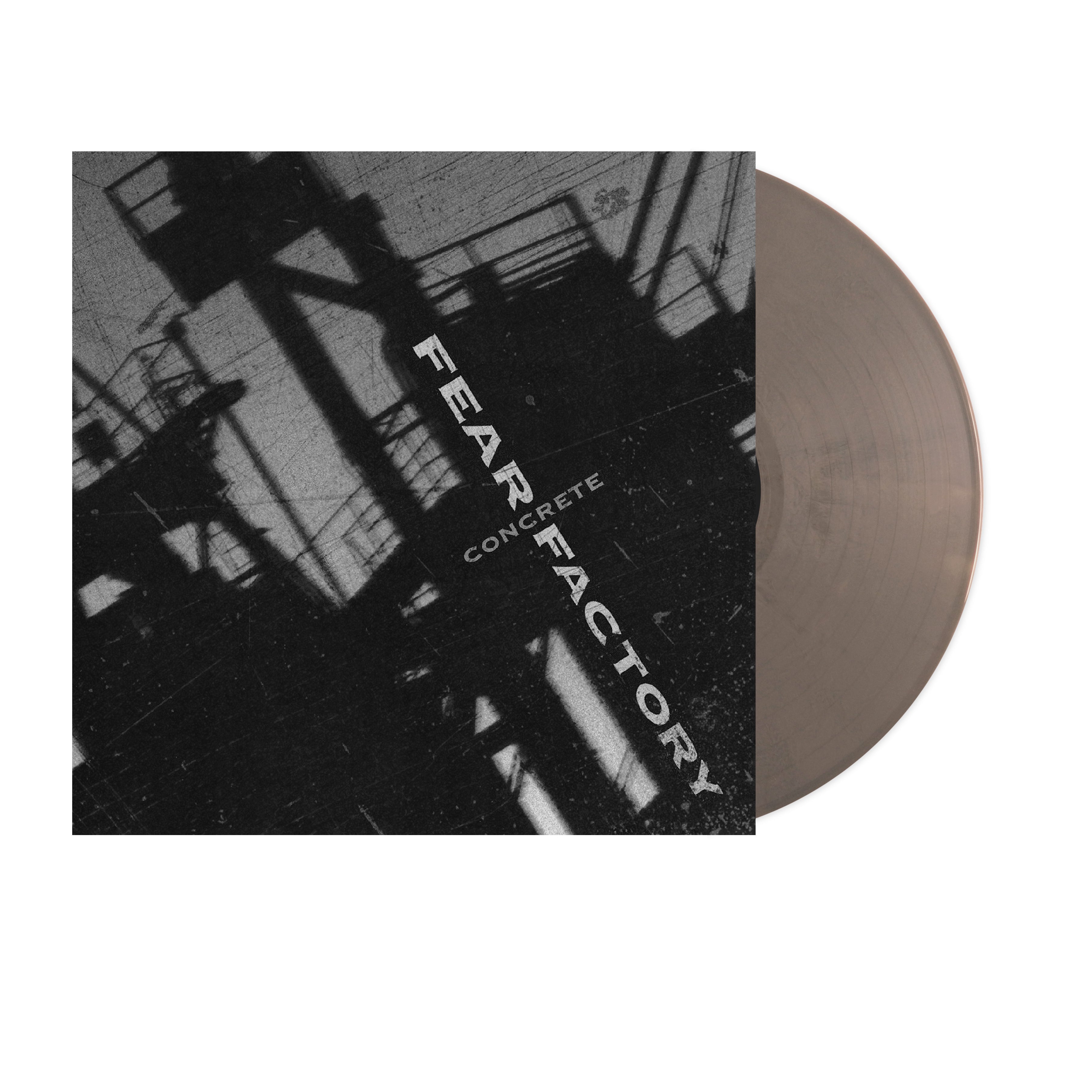 FEAR FACTORY 'CONCRETE' LP - REMASTERED - GUN METAL GREY