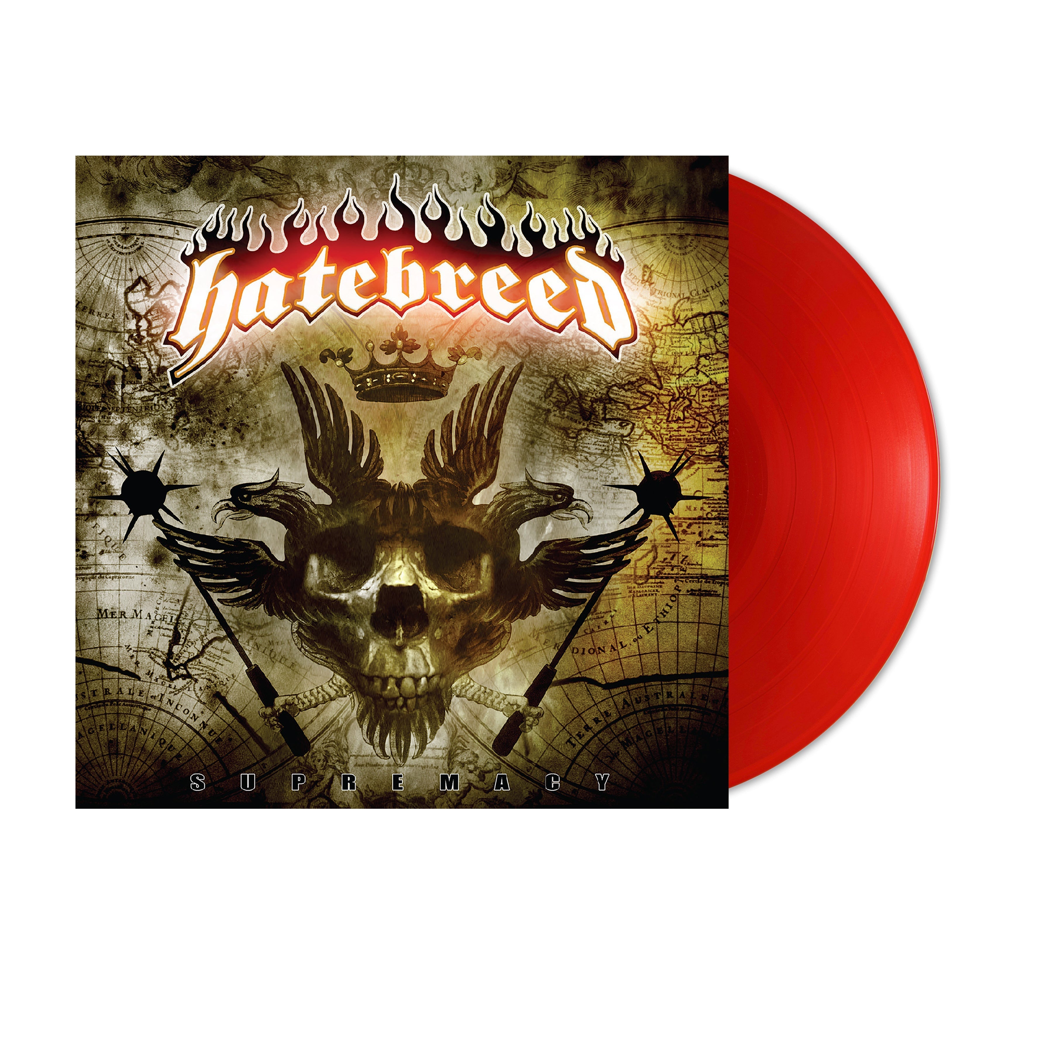 HATEBREED 'SUPREMACY' REMASTER LP - RUBY RED