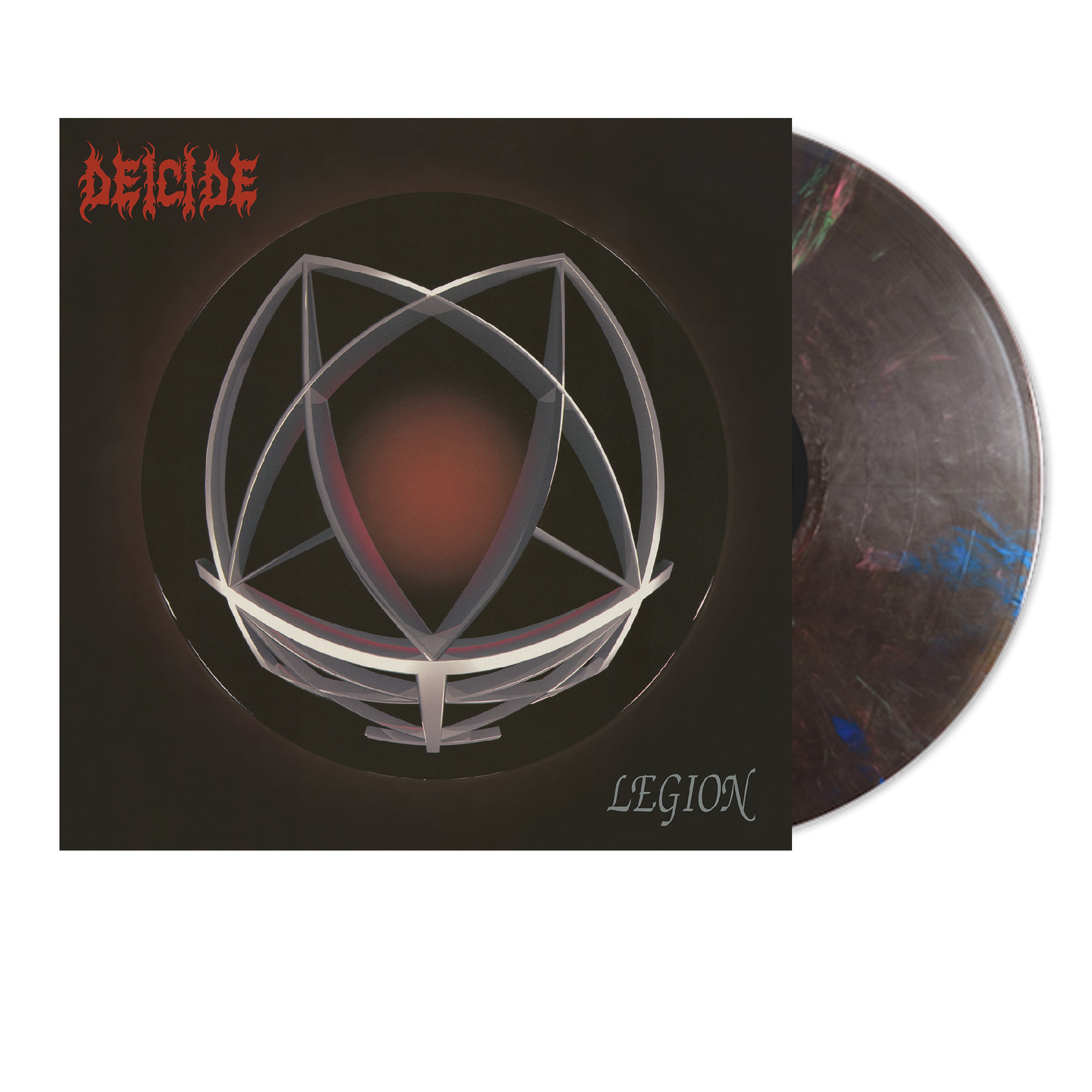 DEICIDE 'LEGION' REMASTERED LP - METALLIC RAINBOW INFERNO