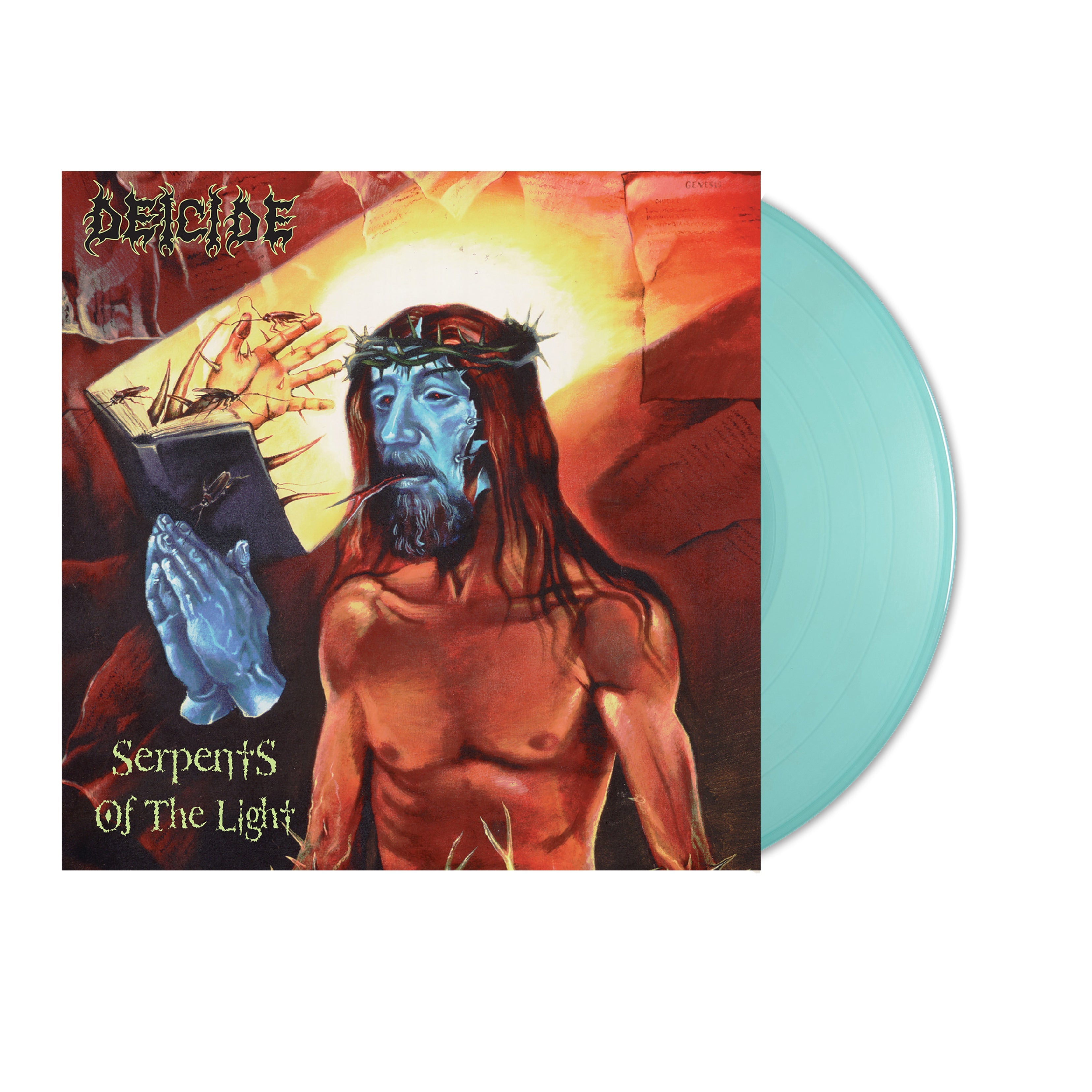 DEICIDE 'SERPENTS OF THE LIGHT' REMASTERED DELUXE LP - DEATHLY BLUE