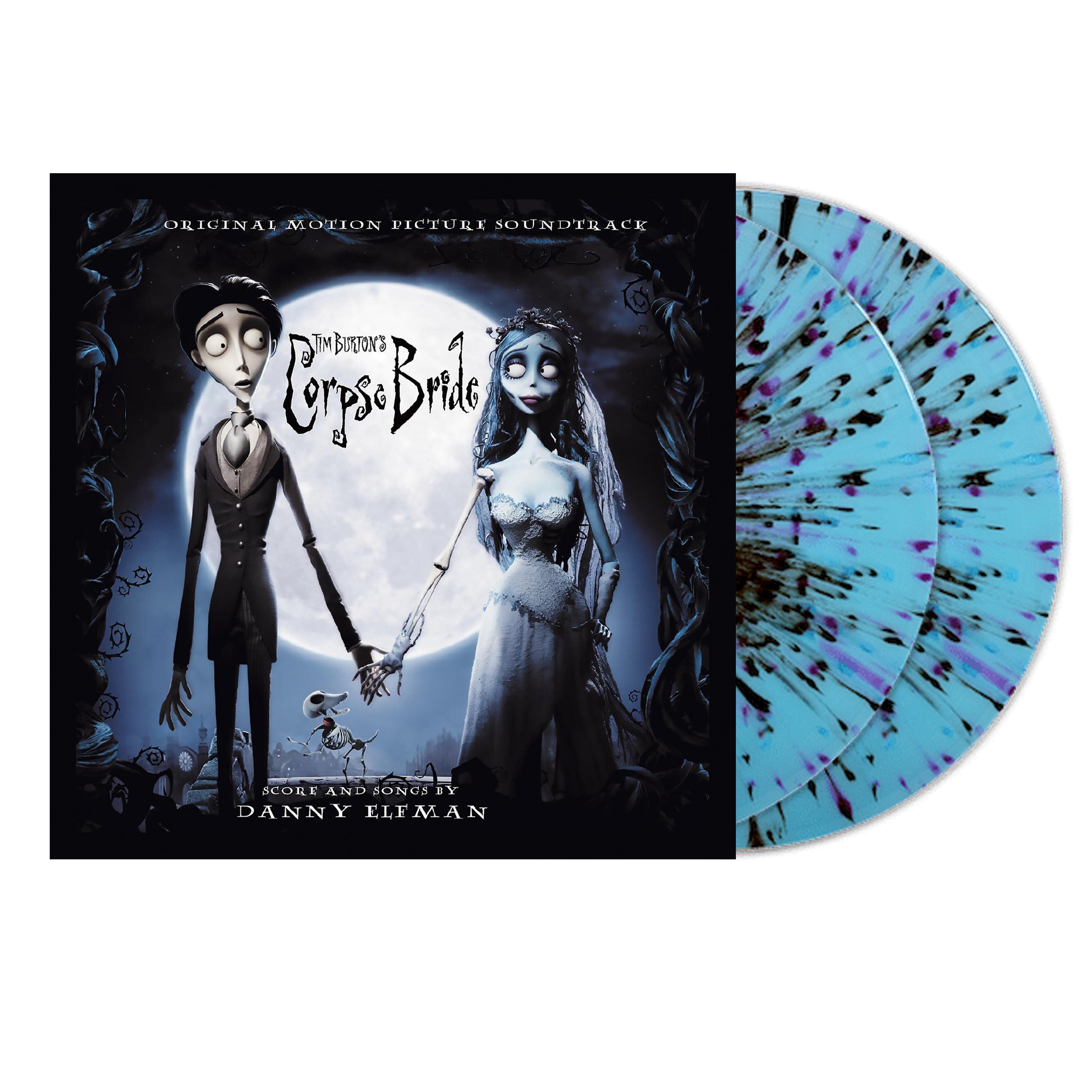 CORPSE BRIDE SOUNDTRACK 2LP - BLUE MOON/PURPLE/BLACK GHOST SPLATTER