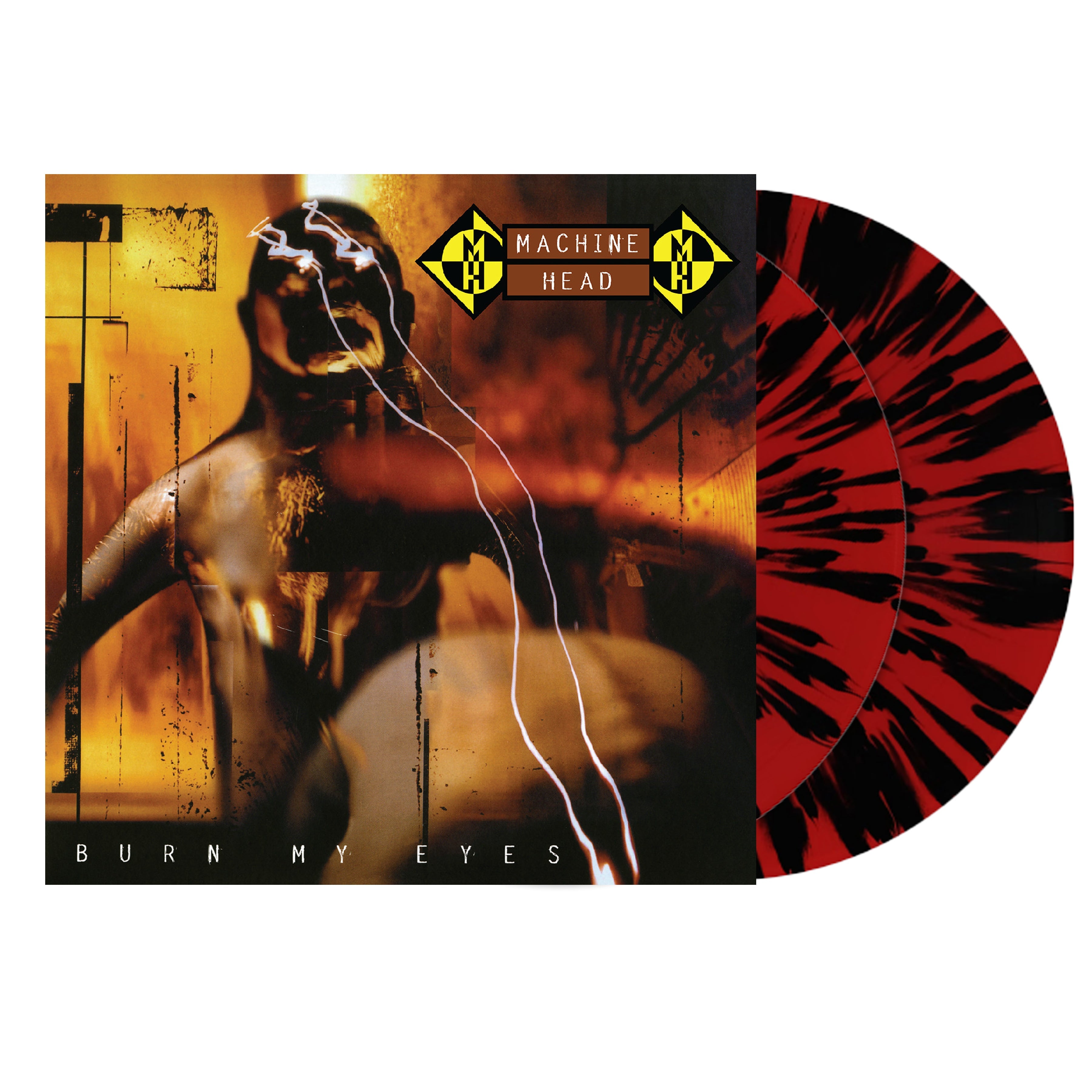 MACHINE HEAD 'BURN MY EYES' 2LP - BLOOD/CHARRED SPLATTER