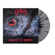 OBITUARY 'CAUSE OF DEATH' LP - Remastered - Gray/Black/Splatter
