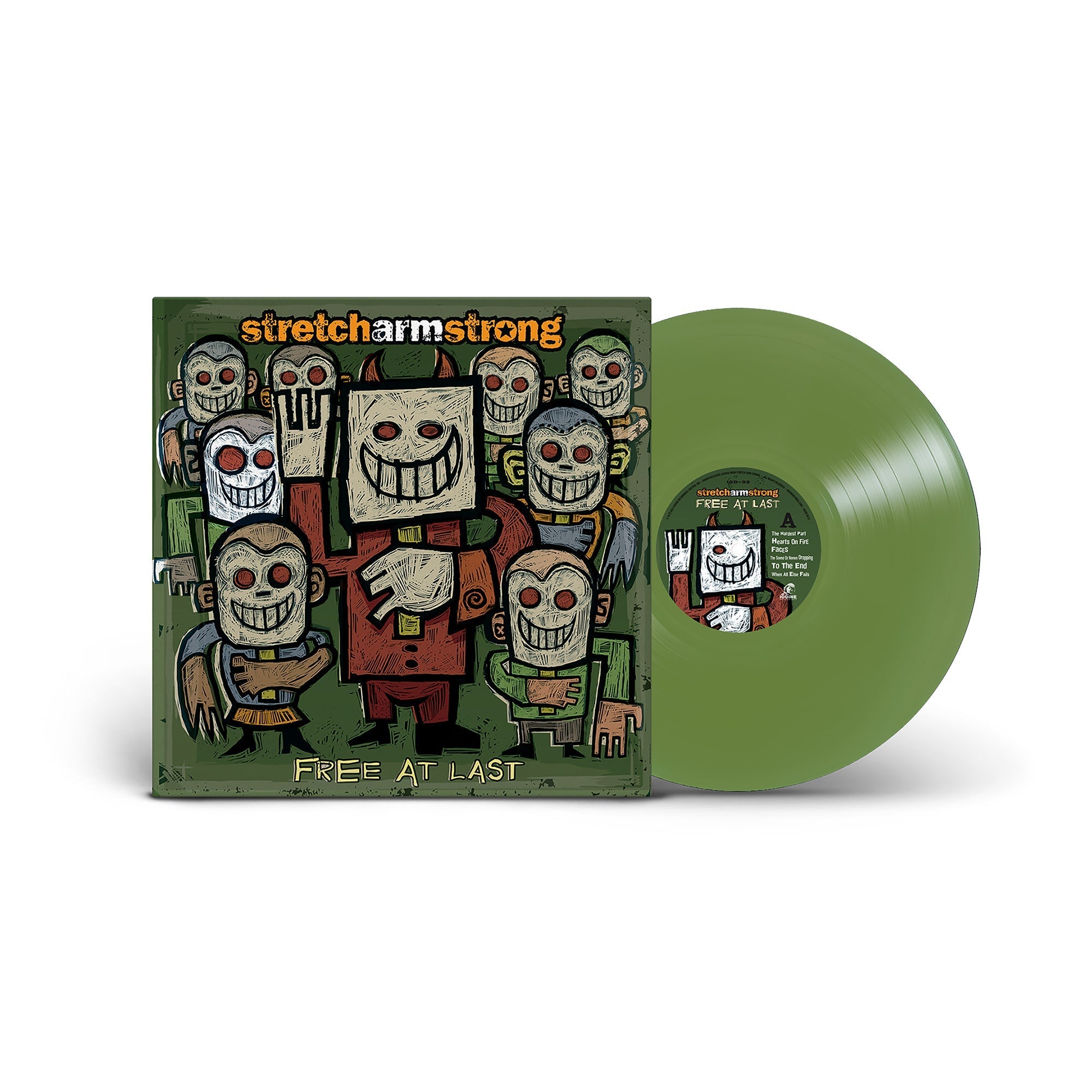 STRETCH ARM STRONG ‘FREE AT LAST’ LP - OLIVE GREEN