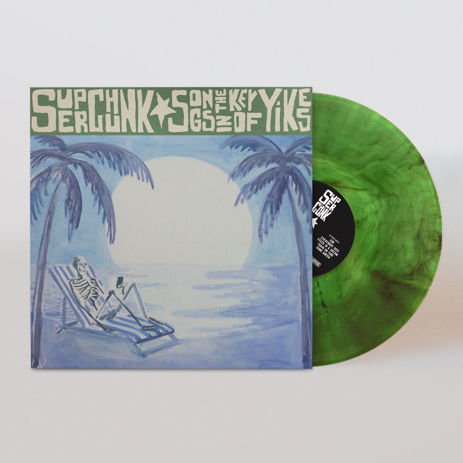 SUPERCHUNK ‘SONGS IN THE KEY OF YIKES’ LP - ALTERNATE COVER EDITION - LTD. 500 - GREEN SMOKE