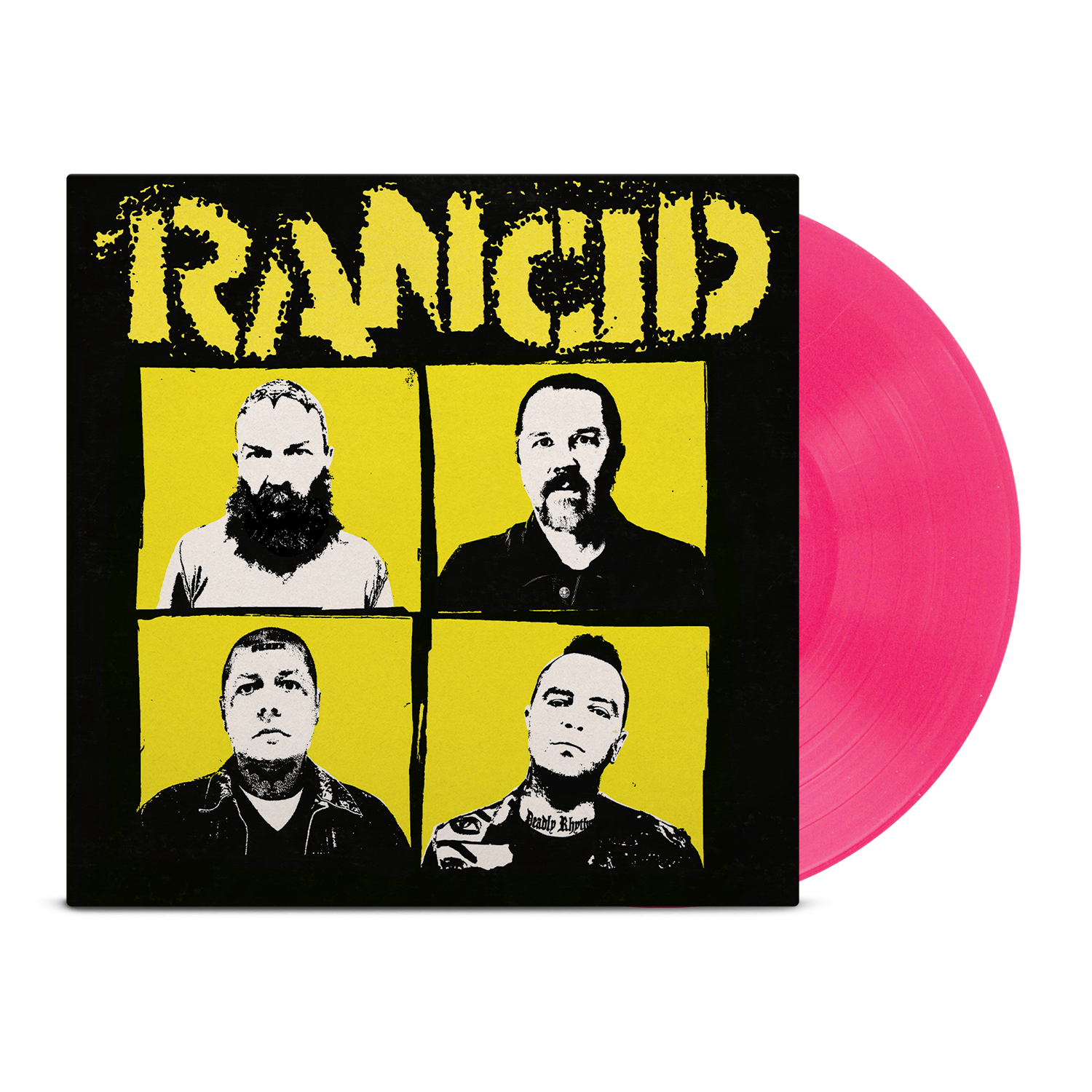 RANCID ‘TOMORROW NEVER COMES’ LP - EXCLUSIVE - LTD. 500 - OPAQUE NEON PINK