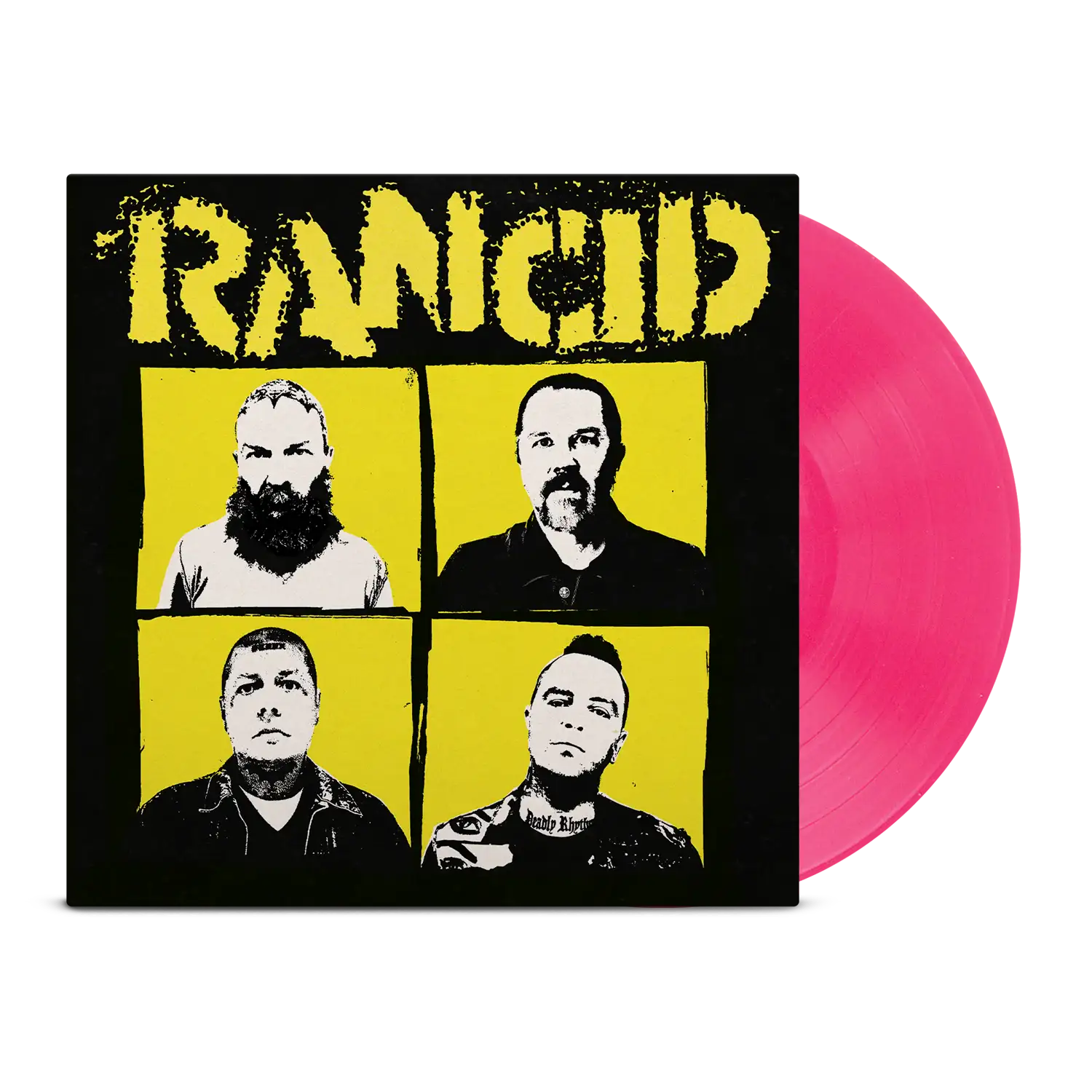 RANCID ‘TOMORROW NEVER COMES’ LP - EXCLUSIVE - LTD. 500 - OPAQUE NEON PINK