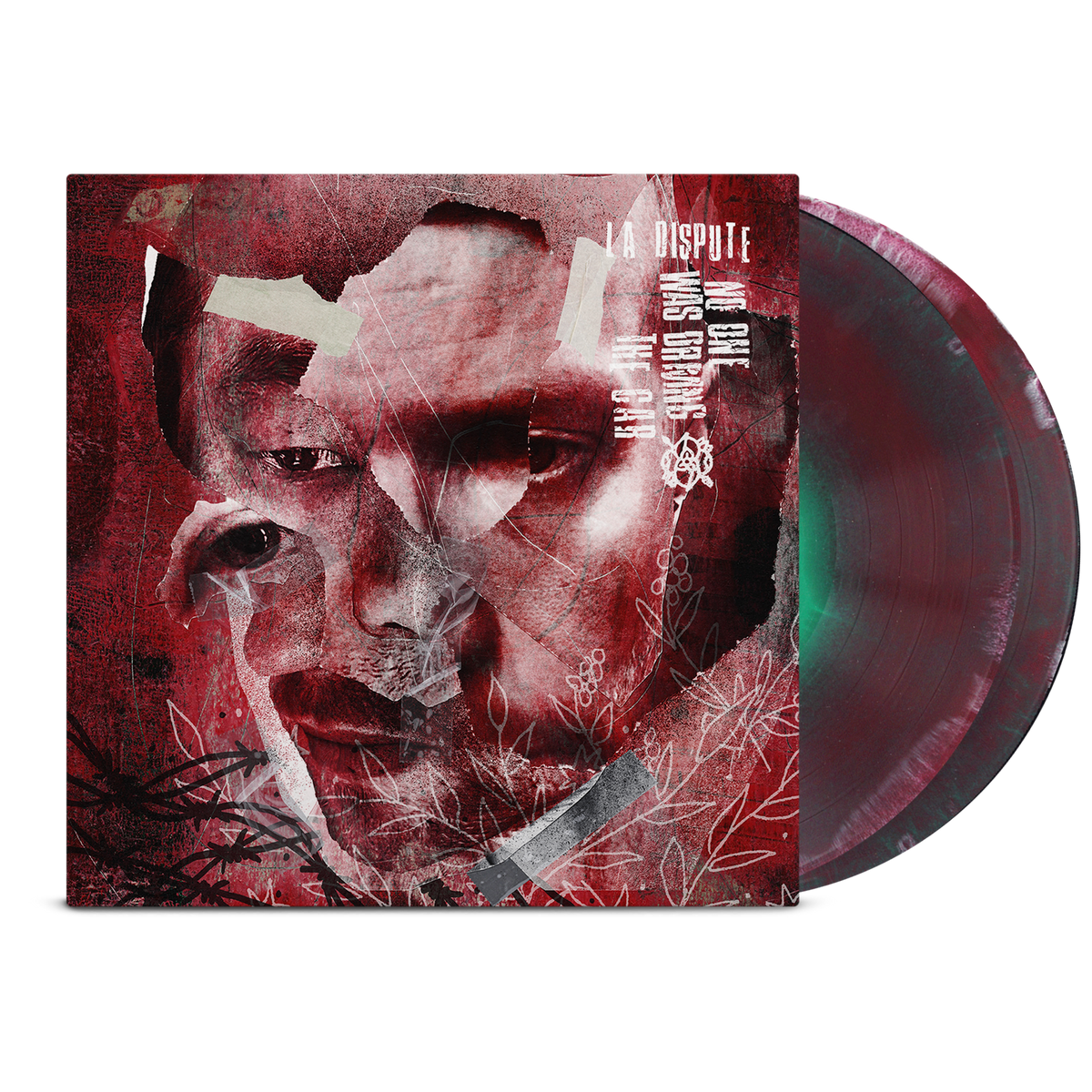 LA DISPUTE'NO ONE WAS DRIVING THE CAR' 2LP - EXCLUSIVE - LTD. 300 -  CLEAR/RED/GREEN