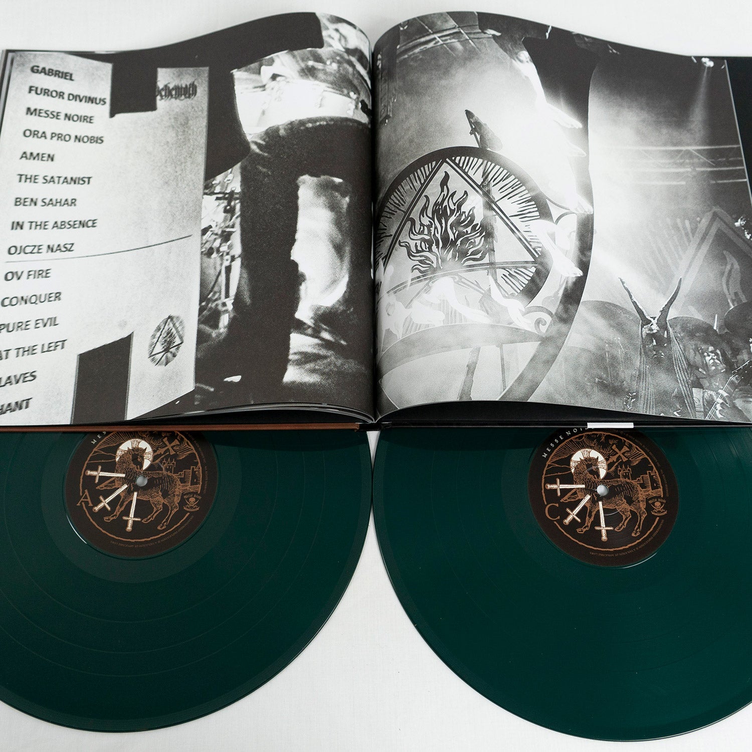 BEHEMOTH 'MESSE NOIRE' 2LP - DELUXE DIGIBOOK - GREEN