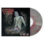 CANNIBAL CORPSE 'VILE' LP - SILVER/RED/SPLATTER