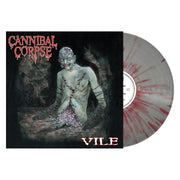 CANNIBAL CORPSE 'VILE' LP - SILVER/RED/SPLATTER