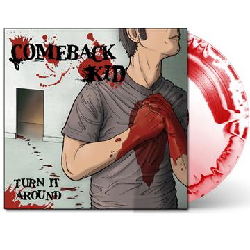 COMEBACK KID 'TURN IT AROUND' LP - LTD. - RED/WHITE