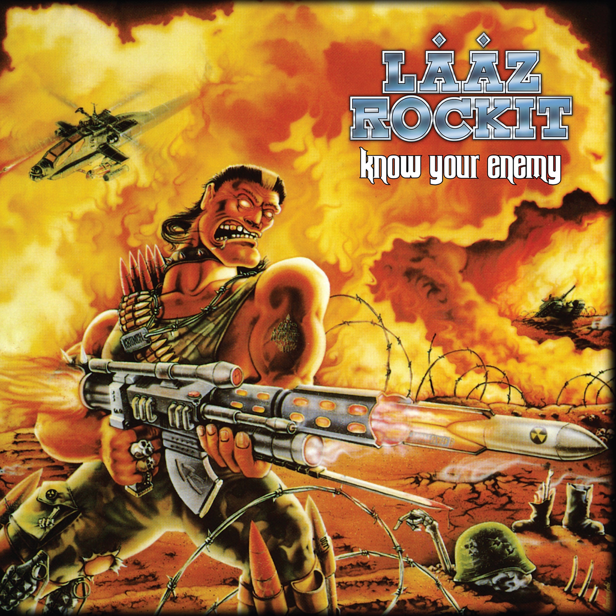 LAAZ ROCKIT 'KNOW YOUR ENEMY' LP (Yellow Vinyl)