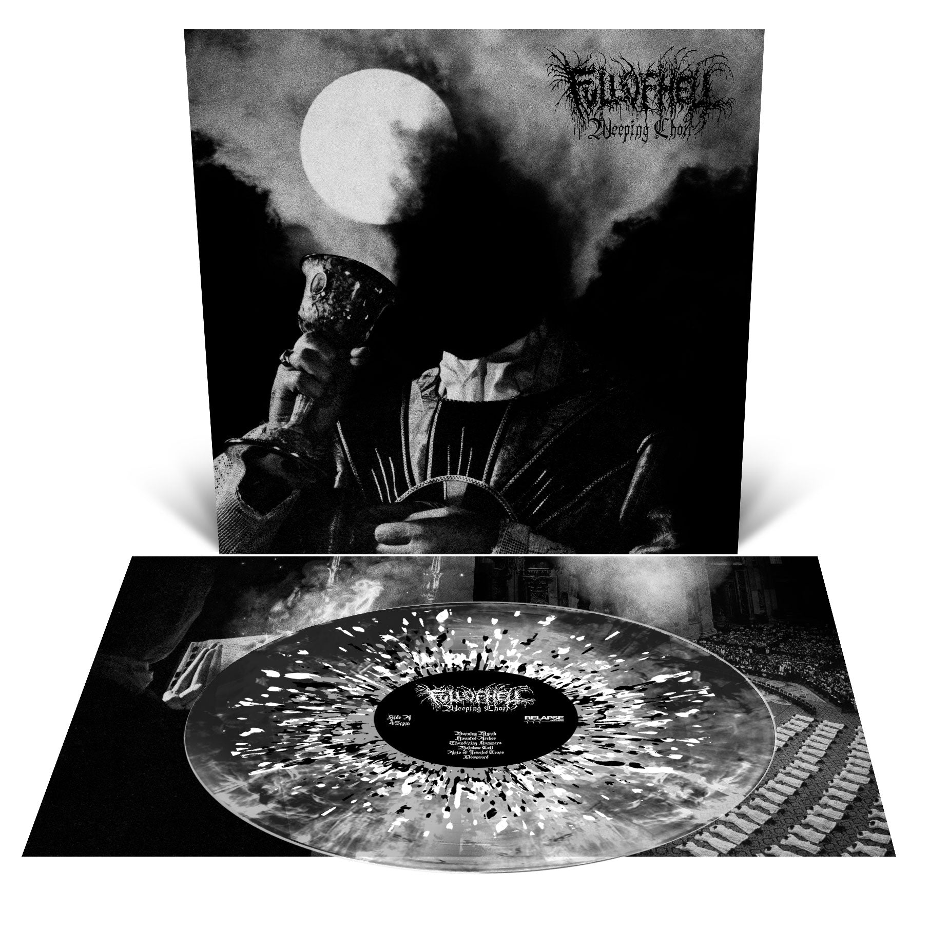 FULL OF HELL 'WEEPING CHOIR' LP - CLEAR/BLACK SMOKE/METALLIC SILVER/GOLD/WHITE