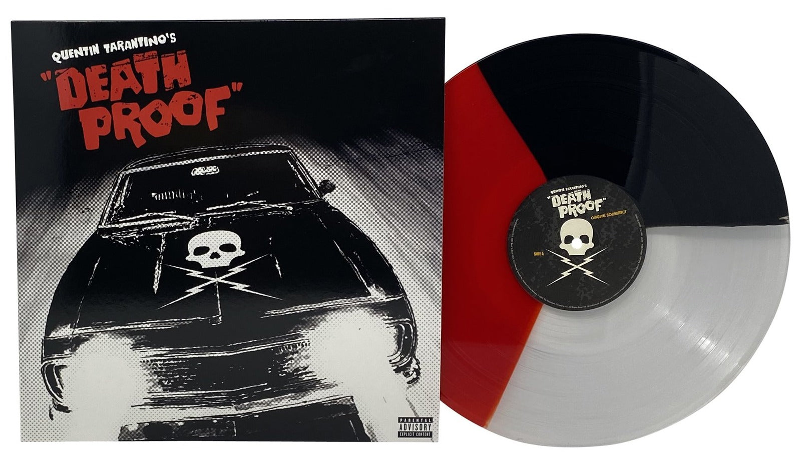 QUENTIN TARANTINO'S DEATH PROOF SOUNDTRACK LP - RED/CLEAR/BLACK