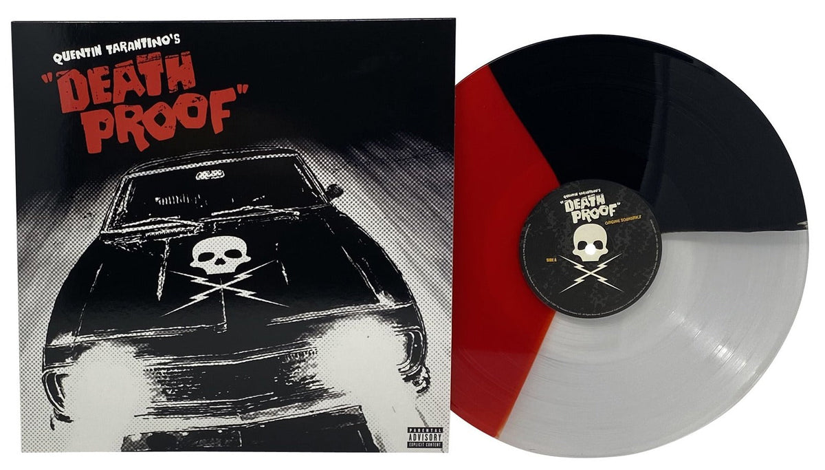 QUENTIN TARANTINO'S DEATH PROOF SOUNDTRACK LP - RED/CLEAR/BLACK