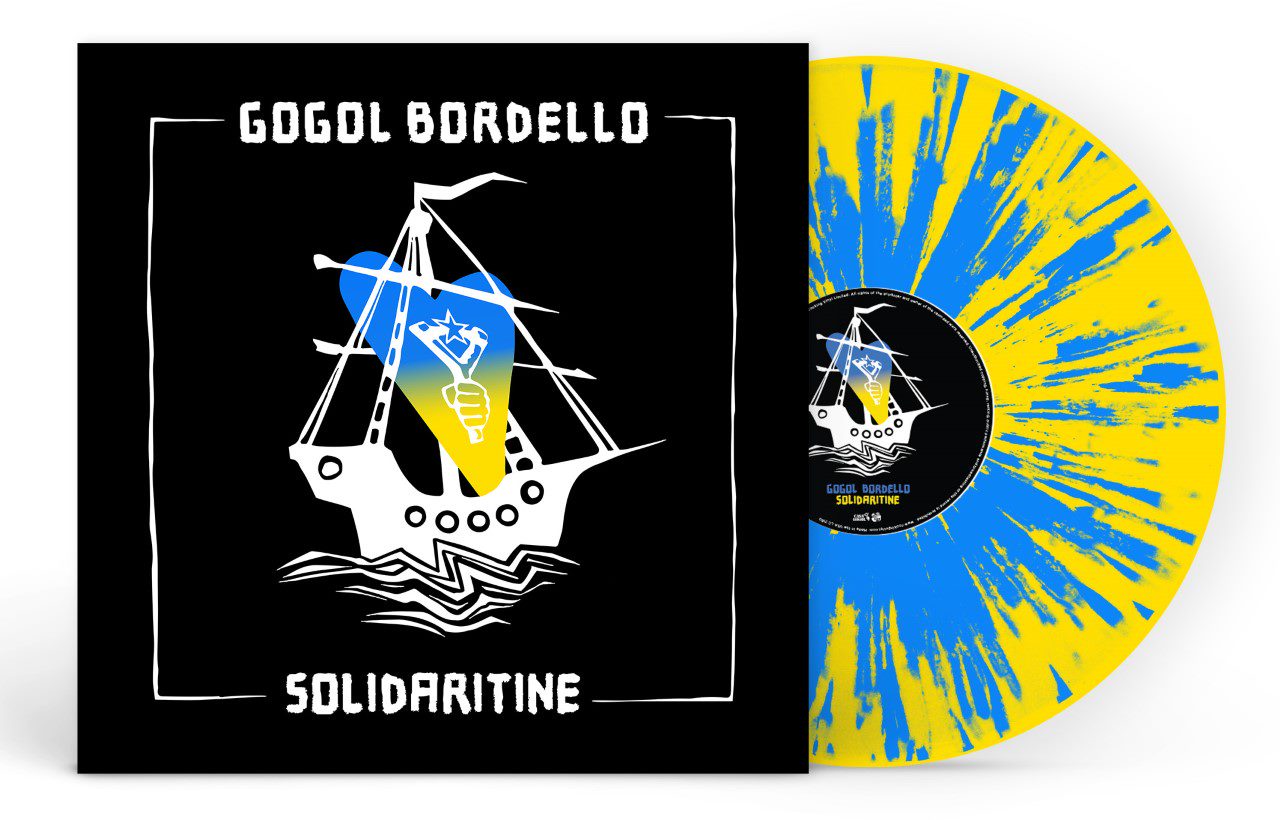 GOGOL BORDELLO ‘SOLIDARITINE’ LP - EXCLUSIVE - LTD. 300 - YELLOW/BLUE/SPLATTER